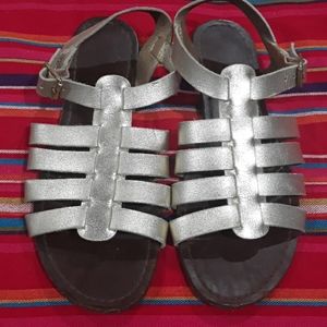 Gold gladiator sandals 6.5